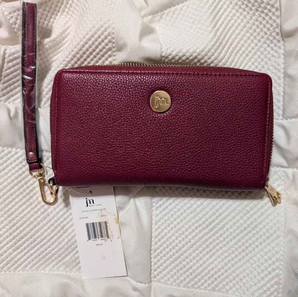 Burgundy Women's Wallet Wristlet NWT